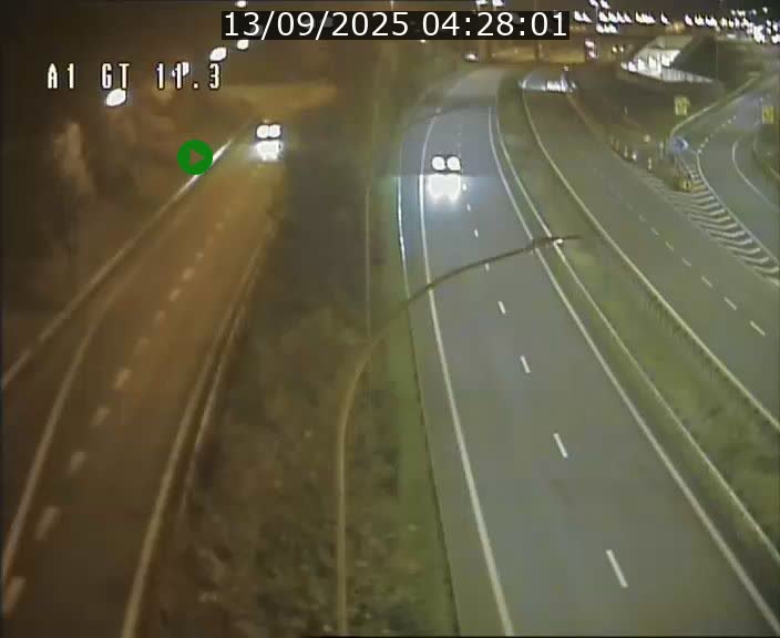 Traffic live webcam Luxembourg Senningerberg - A1 direction Allemagne - BK 11.3
