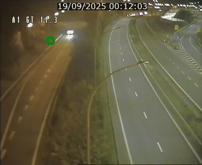 Traffic live webcam Luxembourg Senningerberg - A1 direction Allemagne - BK 11.3