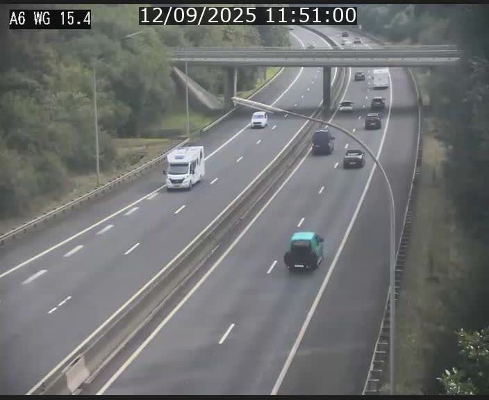 Traffic live webcam Luxembourg Capellen - A6 - BK 15.4 - direction Luxembourg/France/Allemagne