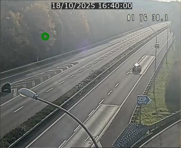 Traffic live webcam Luxembourg Grevenmacher - A1 direction Luxembourg - BK 30.1
