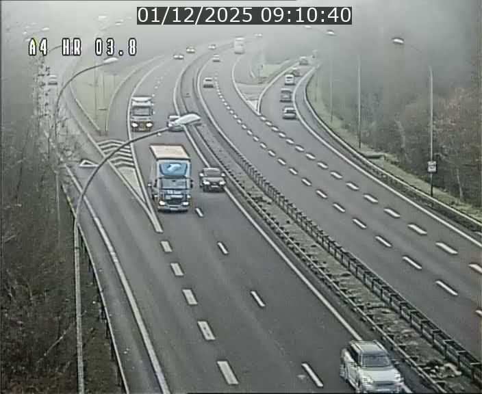 Webcam traffic A4 Luxembourg - BK 3.8 - Leudelange (direction Esch sur Alzette)