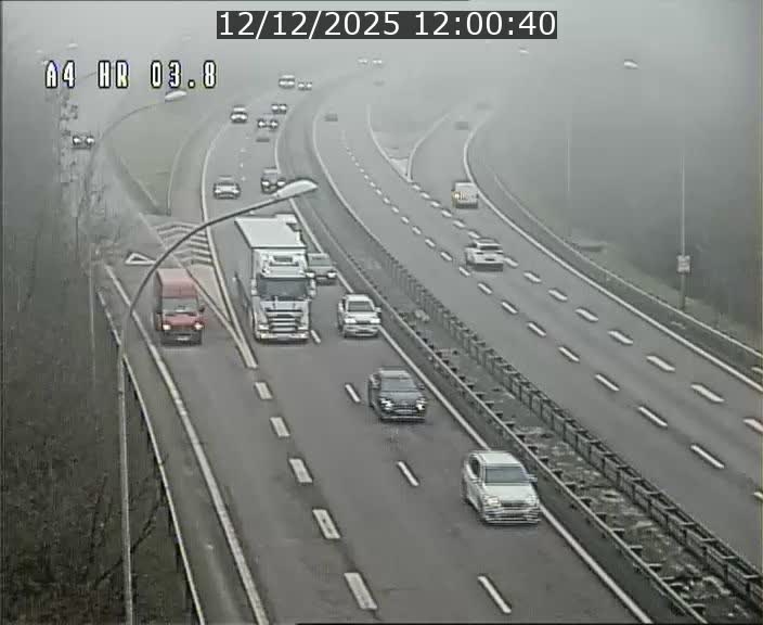 Webcam traffic A4 Luxembourg - BK 3.8 - Leudelange (direction Esch sur Alzette)