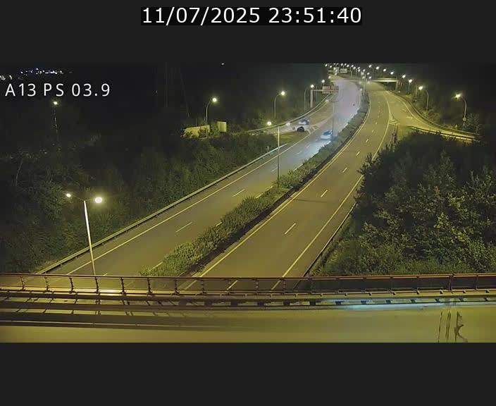 Traffic live webcam Luxembourg Ehlerange - A13 direction Esch-sur-Alzette - BK 6.8