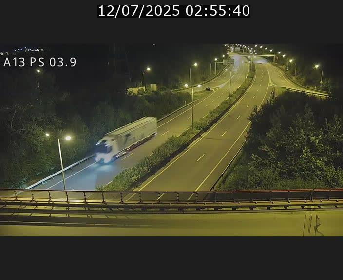Traffic live webcam Luxembourg Ehlerange - A13 direction Esch-sur-Alzette - BK 6.8