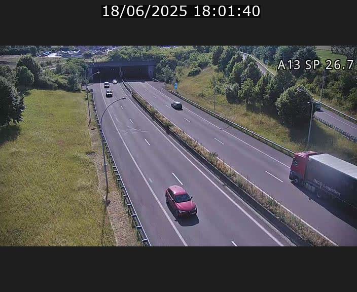 Traffic live webcam Luxembourg Frisange - A13 direction Luxembourg-ville - BK 26.7