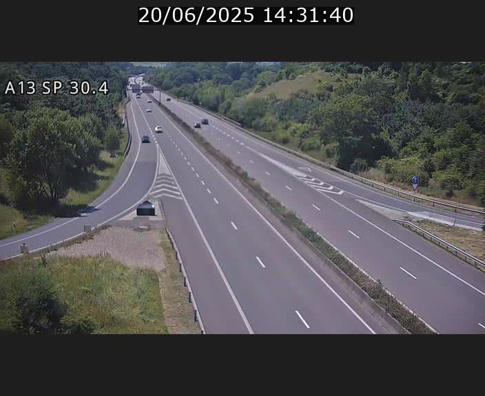 Traffic live webcam Luxembourg Altwies - A13 direction Luxembourg-ville - BK 30.4