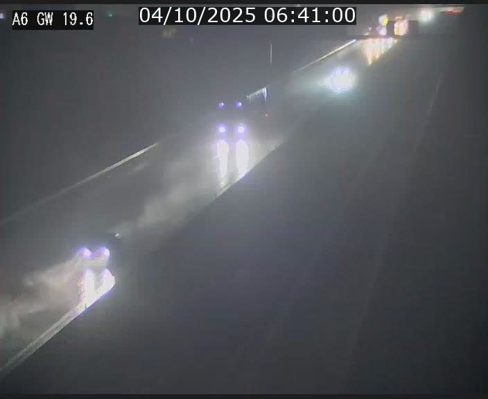 Traffic live webcam Luxembourg - Steinfort - A6 - BK 19.6 - direction Belgique