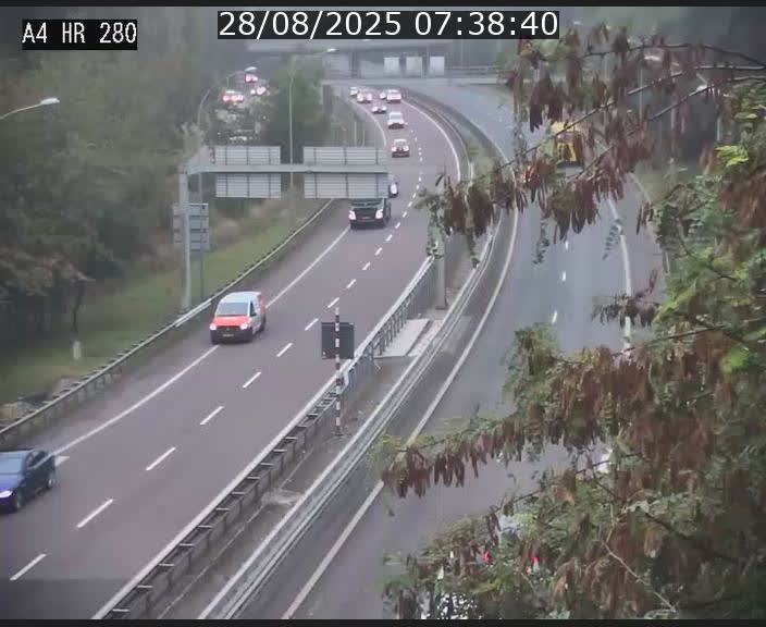 Webcam traffic A4 Luxembourg - BK 0.2 - P+R Bouillon (direction Luxembourg)