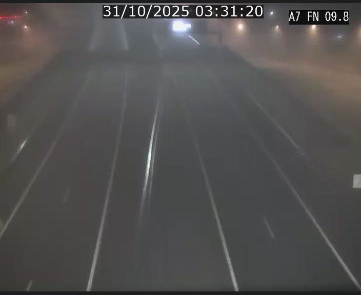 Caméra trafic Luxembourg - A7, Tunnel Gousselerbierg, sortie sud, direction rond-point Lorentzweiler (BK 9.9)