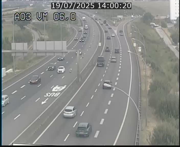 Traffic live webcam Luxembourg Aire de Berchem - A3 - BK 6 - direction France
