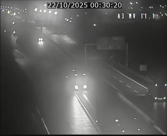 Traffic live webcam Luxembourg Croix de Bettembourg A3 - BK 11.1 - direction Luxembourg-ville
