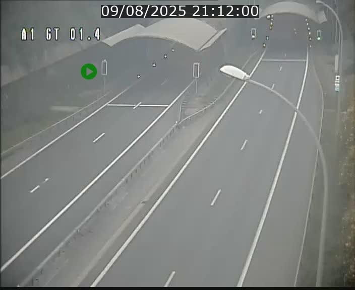 Traffic live webcam Luxembourg Hesperange - A1 direction Kirchberg - BK 1.4