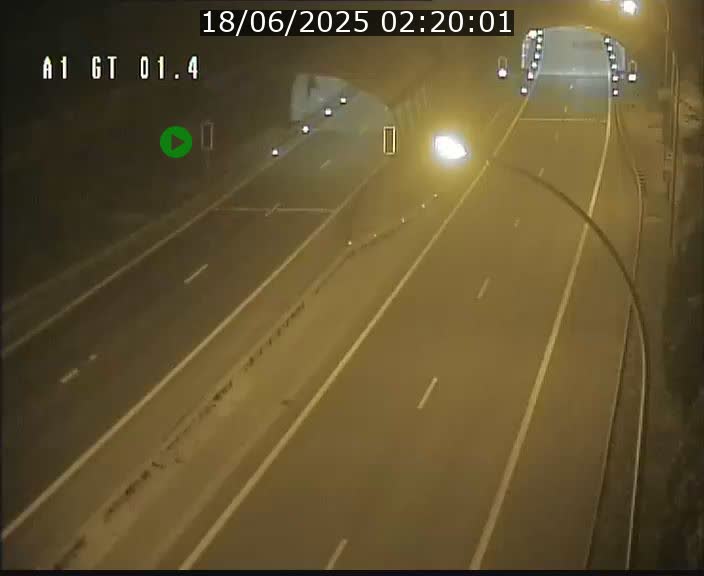 Traffic live webcam Luxembourg Hesperange - A1 direction Kirchberg - BK 1.4