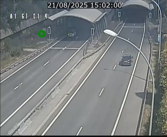 Traffic live webcam Luxembourg Hesperange - A1 direction Kirchberg - BK 1.4