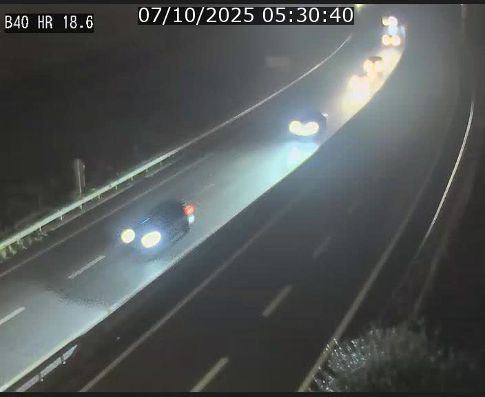 Webcam sur la route de liaison entre Micheville et Esch-Belval à la frontière entre le Luxembourg et la France. Vue orientée vers la Lorraine.