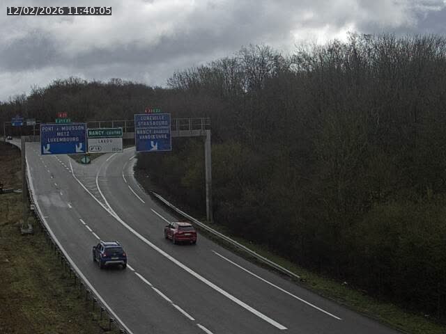 Caméra autoroute France - Biffurcation A31/A33, Laxou direction Nancy