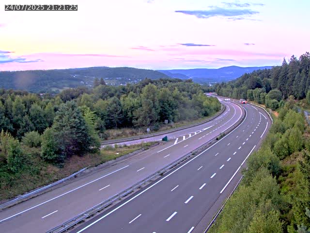 Caméra autoroute France - N57, Côte de la demoiselle direction Remiremont