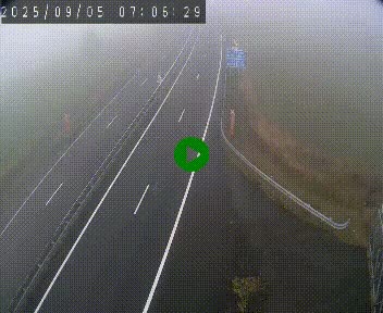 Caméra autoroute A75 à hauteur du col de la Fageole en direction de Clermont-Ferrand