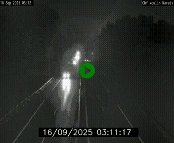 Webcam sur le périphérique de Nantes (N844) entre la Porte de Saint-Luce et la Porte d'Anjou, à l'est de la ville