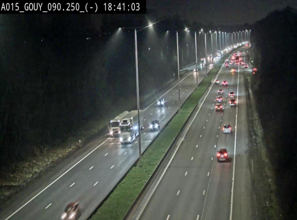 Webcam autoroute Belgique - Gouy-lez-piéton - E42 - BK 90.3