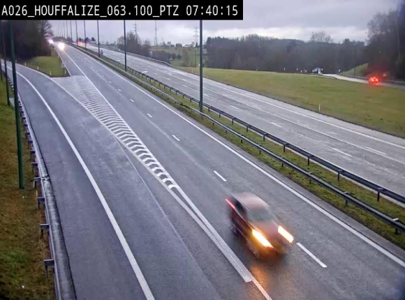 Caméra autoroute Belgique - Houffalize, E25 direction Liège