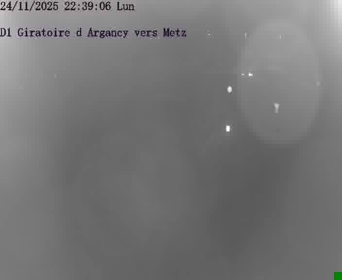 Webcam installée le long de D1 (France) à Argancy, pointée vers Metz, utile pour suivre précisément les conditions de trafic.