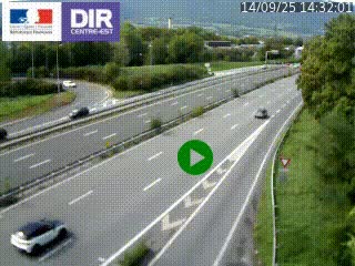 Webcam sur la Nationale 201 à hauteur de la sortie Chambéry-Nord, avant à la jonction entre l'A41 et l'A43, en direction de Lyon