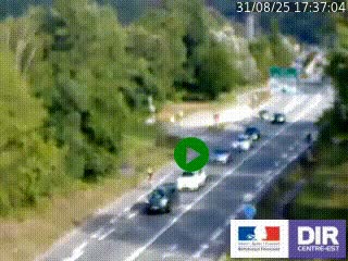 Webcam info trafic à proximité de Vizille sur la N85, au niveau du point de vue du Saut du Moine à Champagnier