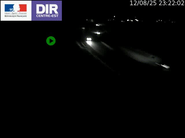 Webcam sur le contournement de Valence, sur la Nationale 7, caméra orientée vers Lyon