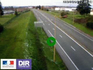 Webcam à Mably, à proximité de Roanne en direction de Moulins sur la N7