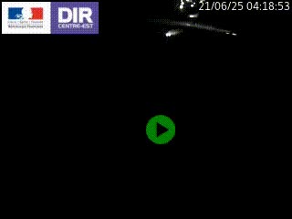 Webcam traffic à Grenoble-sud sur l'autoroute A480. Vue orientée vers l'entrée et la sortie de Grenoble