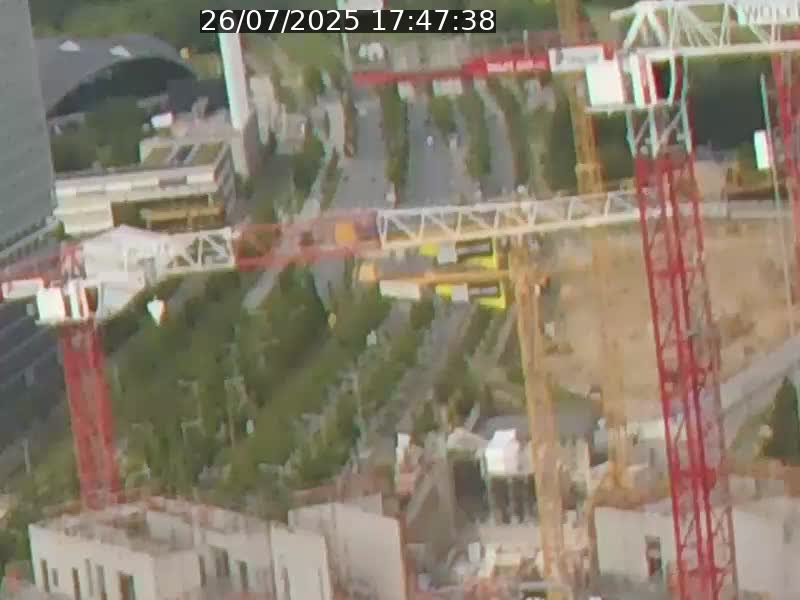 Webcam sur l'avenue John Fitzgerald Kennedy (N51) avec vue orientée vers le Findel