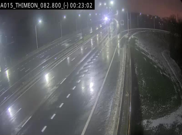 Caméra trafic Belgique - Thiméon - E42, jonction avec A54 (E420) direction La Louvière/Charleroi - BK 82.82