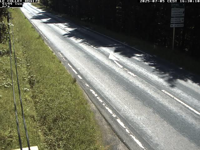 Caméra du Collet sur la route de Colmar (D417)