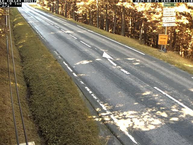 Caméra du Collet sur la route de Colmar (D417)