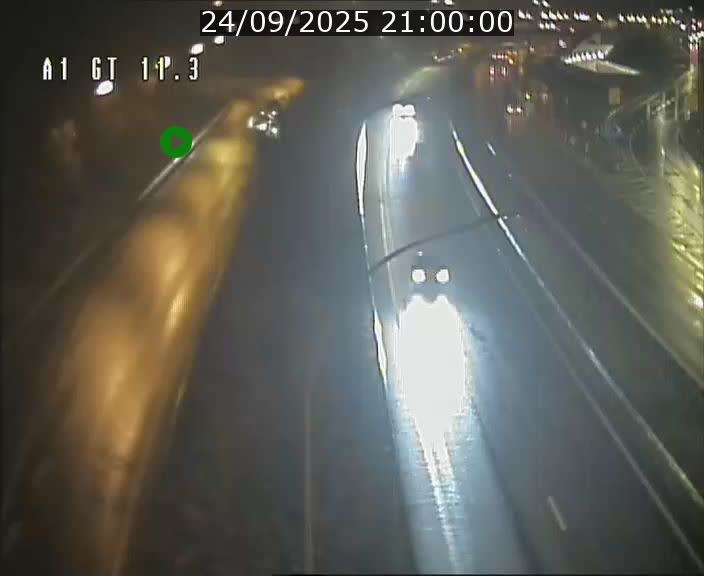 Traffic live webcam Luxembourg Senningerberg - A1 direction Allemagne - BK 11.3