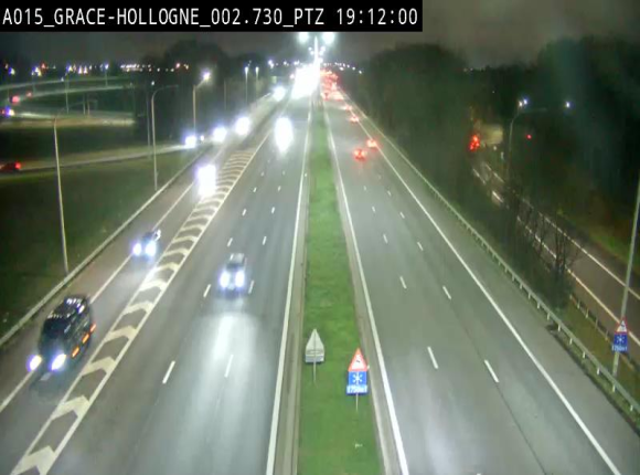 Caméra trafic Belgique - Grâce-Hollogne - E42, jonction avec A604, direction Loncin/Aéroport de Liège -  BK 3.2