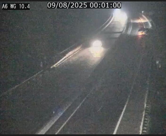 Traffic live webcam Luxembourg Mamer - A6 - BK 10.4 - direction Luxembourg/France/Allemagne