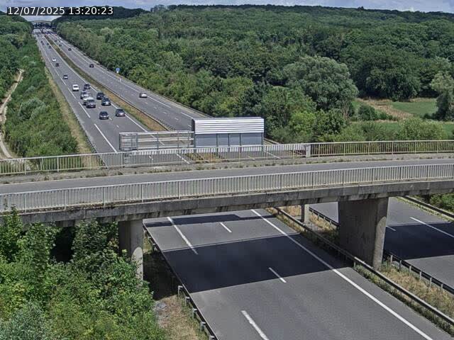 Caméra autoroute France - A31, Zoufftgen direction Luxembourg-ville, à la frontière entre la France et le Luxembourg