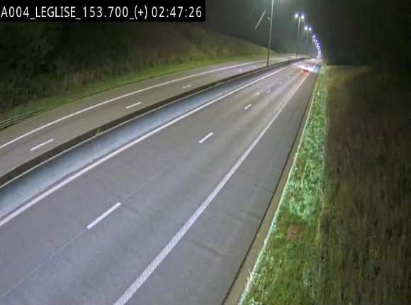 Webcam autoroute E411 à hauteur de Léglise, en direction de Luxembourg