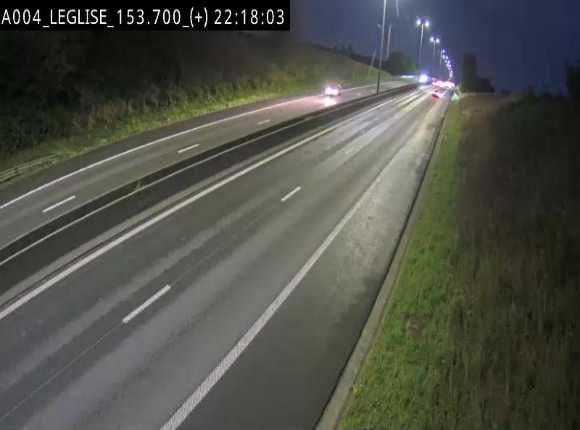 Webcam autoroute E411 à hauteur de Léglise, en direction de Luxembourg