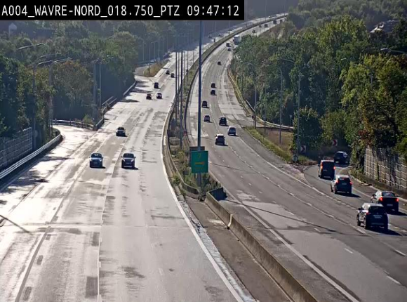 Webcam traffic E411(A4) - BK 18.7 - Bierges (Wavre Nord)