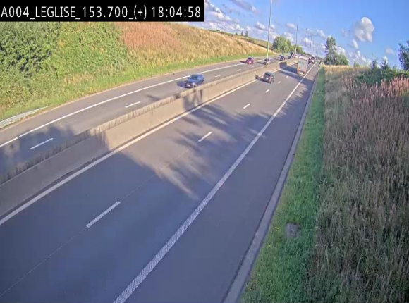 Webcam autoroute E411 à hauteur de Léglise, en direction de Luxembourg