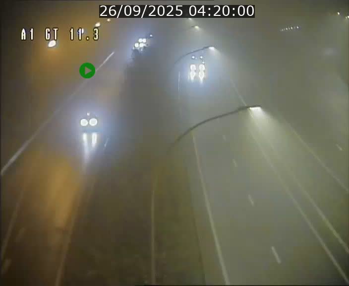 Traffic live webcam Luxembourg Senningerberg - A1 direction Allemagne - BK 11.3