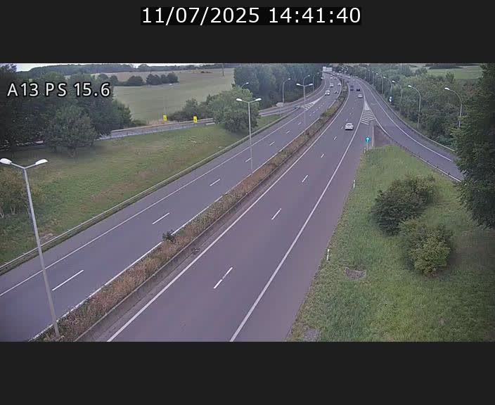 Traffic live webcam Luxembourg Kayl - A13 direction Dudelange - BK 15.6