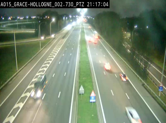Caméra trafic Belgique - Grâce-Hollogne - E42, jonction avec A604, direction Loncin/Aéroport de Liège -  BK 3.2