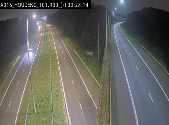 Webcam autoroute Belgique - Houdeng-Goegnies - Jonction E19/E42 direction Tournai/Mons - BK 101.85