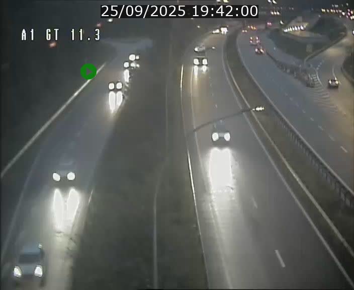 Traffic live webcam Luxembourg Senningerberg - A1 direction Allemagne - BK 11.3