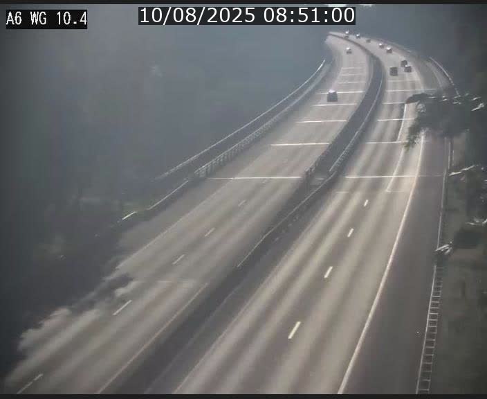 Traffic live webcam Luxembourg Mamer - A6 - BK 10.4 - direction Luxembourg/France/Allemagne