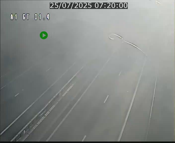 Traffic live webcam Luxembourg Hesperange - A1 direction Kirchberg - BK 1.4
